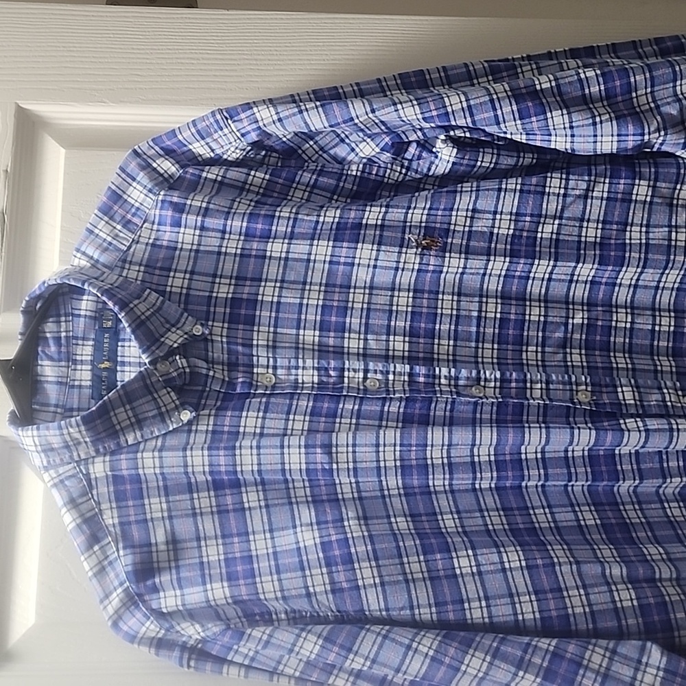 Ralph Lauren Blue Plaid XLT
